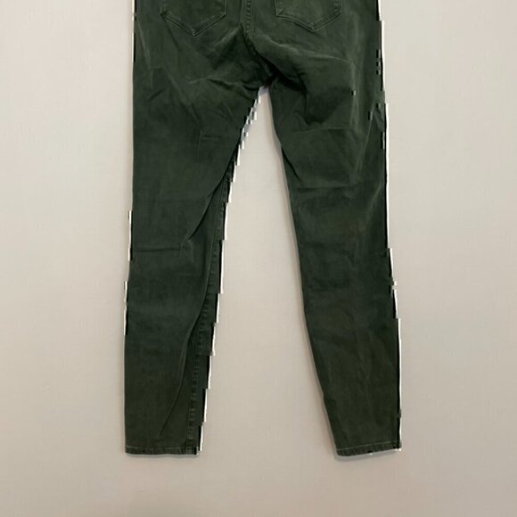 J. CREW Sateen Toothpick Pant Olive ish Green Super Skinny Cropped Crop Ankle 27 - Picture 12 of 12